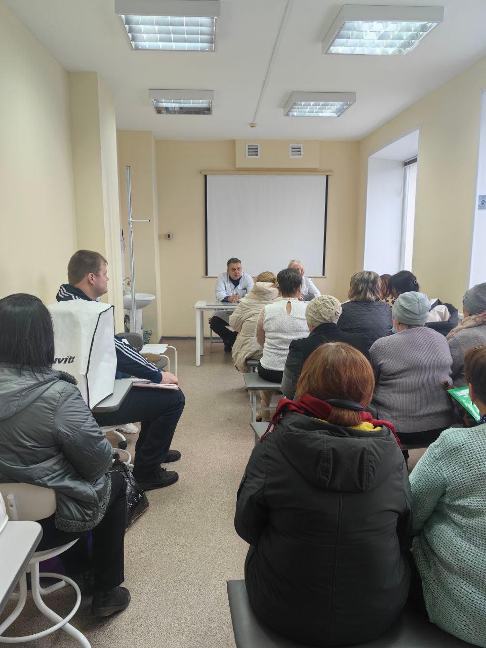 Совещание с фельдшерами района.